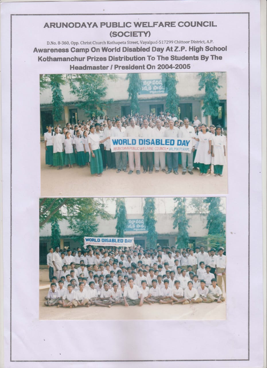Arunodaya Welfare Activity 3